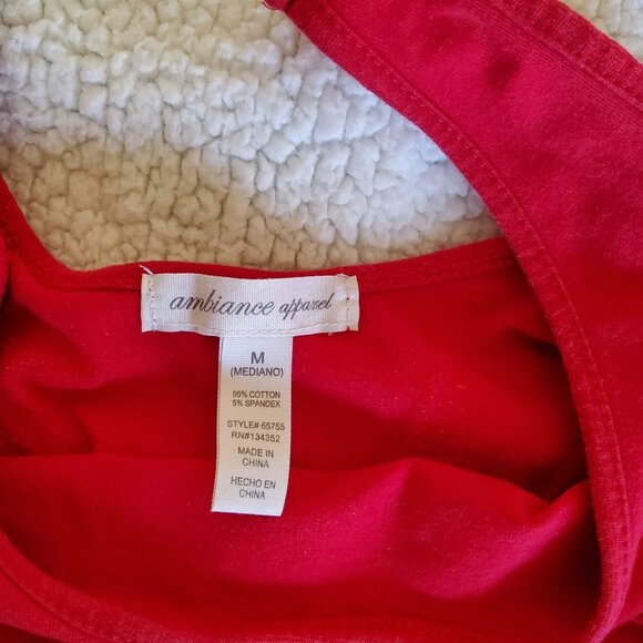 Ambiance Apparel Cropped Tank Top Medium - Picture 3 of 3